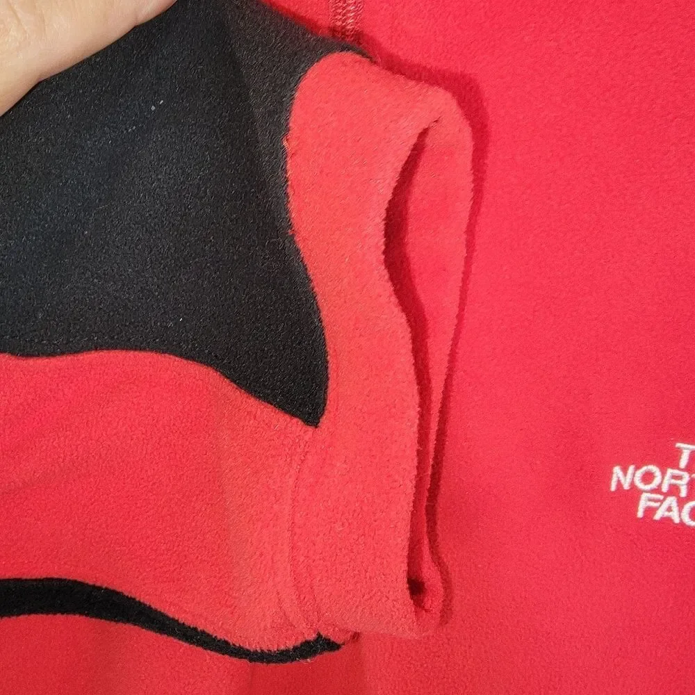 North Face TKA 100 Fleece Pullover Sweatshirt 1/4 Zip Hiking Size XXL